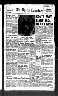 Barrie Examiner, 15 Feb 1974