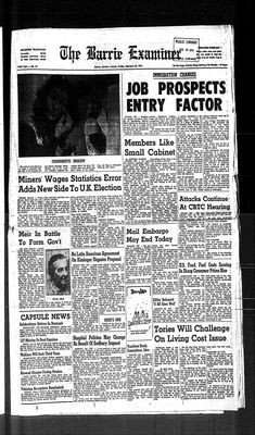 Barrie Examiner, 22 Feb 1974