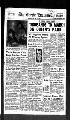 Barrie Examiner, 8 Mar 1974