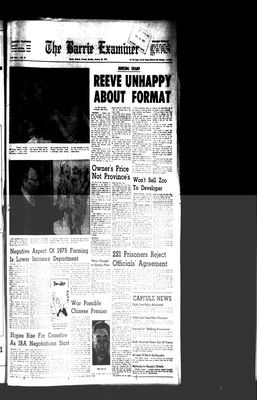 Barrie Examiner, 20 Jan 1975