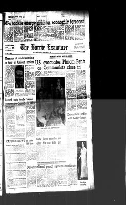 Barrie Examiner, 12 Apr 1975