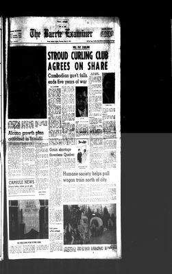 Barrie Examiner, 17 Apr 1975