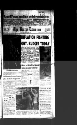 Barrie Examiner, 7 Jul 1975