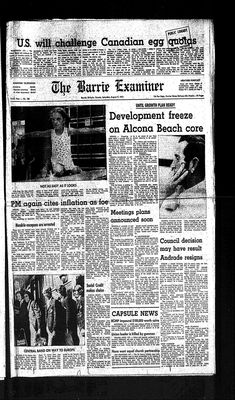 Barrie Examiner, 9 Aug 1975