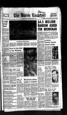 Barrie Examiner, 13 Aug 1975