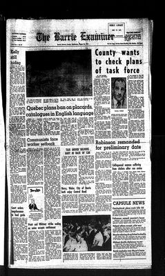 Barrie Examiner, 20 Aug 1975