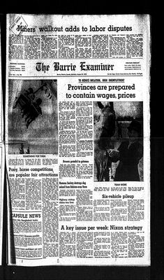 Barrie Examiner, 23 Aug 1975