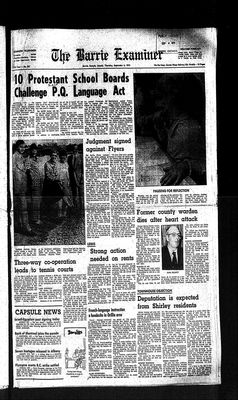 Barrie Examiner, 4 Sep 1975