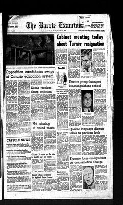 Barrie Examiner, 11 Sep 1975