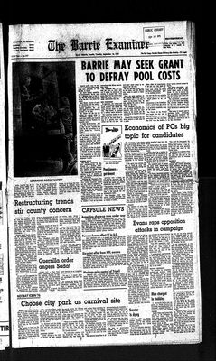 Barrie Examiner, 16 Sep 1975