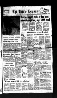 Barrie Examiner, 30 Sep 1975