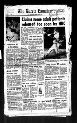 Barrie Examiner, 1 Oct 1975