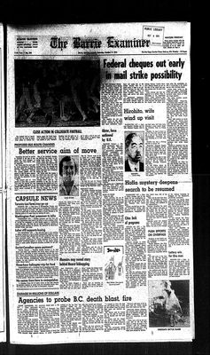 Barrie Examiner, 4 Oct 1975