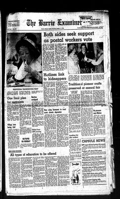 Barrie Examiner, 11 Oct 1975