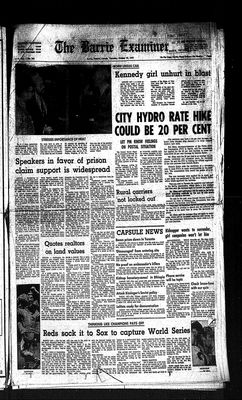 Barrie Examiner, 23 Oct 1975