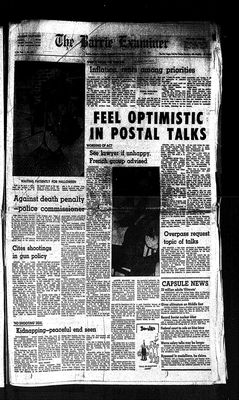 Barrie Examiner, 29 Oct 1975