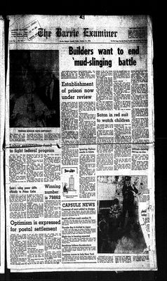 Barrie Examiner, 31 Oct 1975