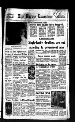 Barrie Examiner, 4 Nov 1975