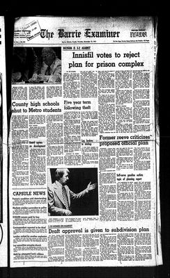 Barrie Examiner, 13 Nov 1975