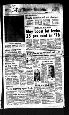 Barrie Examiner, 18 Nov 1975