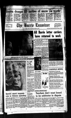 Barrie Examiner, 21 Nov 1975