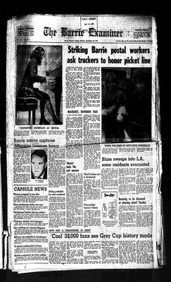 Barrie Examiner, 24 Nov 1975