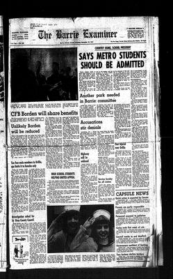 Barrie Examiner, 29 Nov 1975