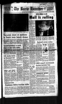 Barrie Examiner, 3 Dec 1975