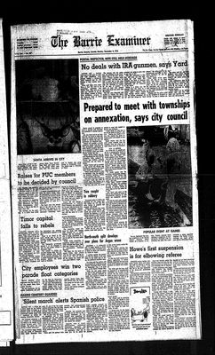 Barrie Examiner, 8 Dec 1975