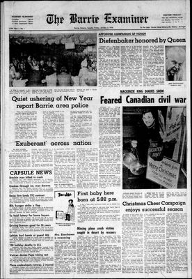 Barrie Examiner, 2 Jan 1976