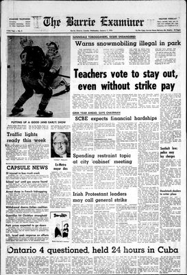 Barrie Examiner, 7 Jan 1976