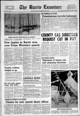 Barrie Examiner, 21 Jan 1976