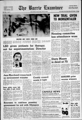 Barrie Examiner, 23 Jan 1976