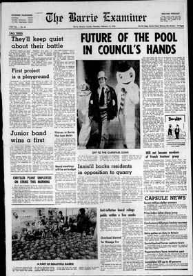 Barrie Examiner, 12 Feb 1976