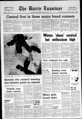 Barrie Examiner, 16 Feb 1976