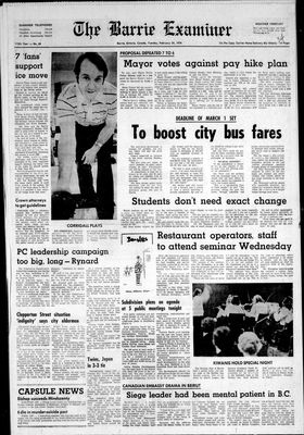 Barrie Examiner, 24 Feb 1976