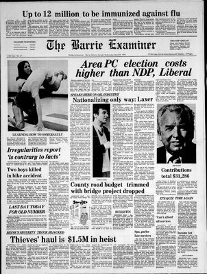 Barrie Examiner, 31 Mar 1976