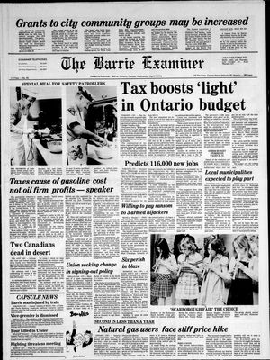 Barrie Examiner, 7 Apr 1976