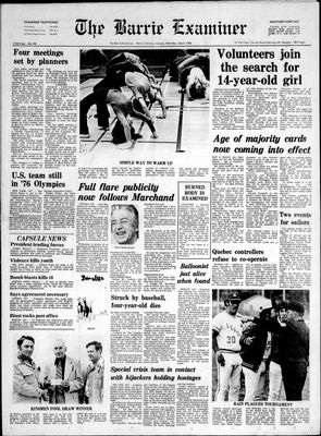 Barrie Examiner, 3 Jul 1976