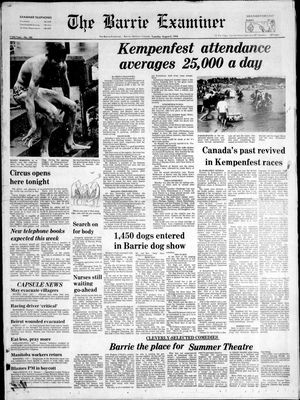 Barrie Examiner, 3 Aug 1976