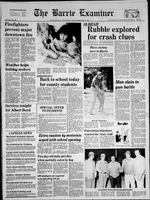 Barrie Examiner, 7 Sep 1976