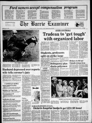 Barrie Examiner, 25 Sep 1976