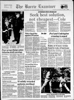 Barrie Examiner, 5 Oct 1976