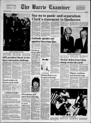 Barrie Examiner, 22 Nov 1976