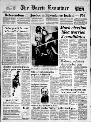 Barrie Examiner, 26 Nov 1976