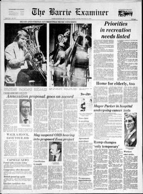 Barrie Examiner, 14 Dec 1976