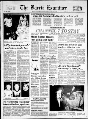 Barrie Examiner, 22 Dec 1976