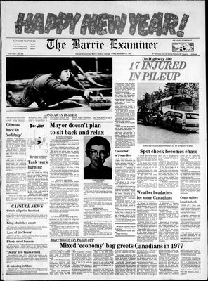 Barrie Examiner, 31 Dec 1976