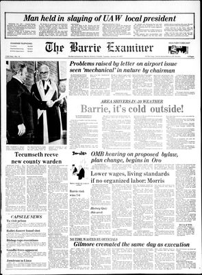 Barrie Examiner, 18 Jan 1977