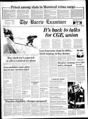 Barrie Examiner, 2 Feb 1977